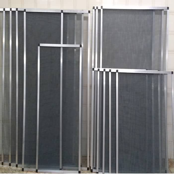 Tela mosquiteiro contra insetos alumínio