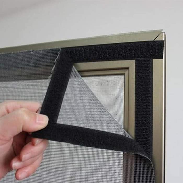 tela de velcro removível
