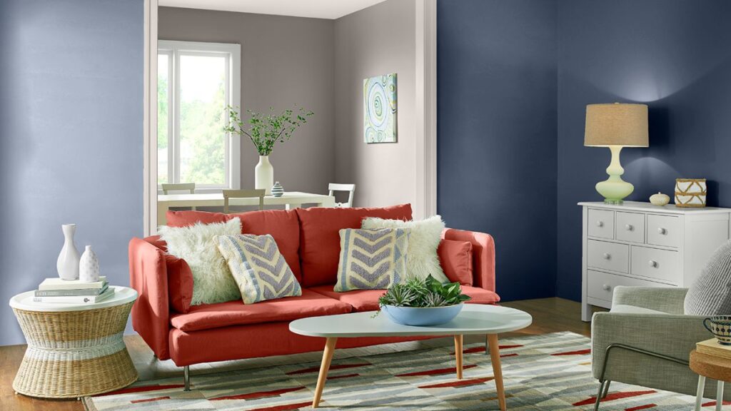 Como escolher cores de tinta