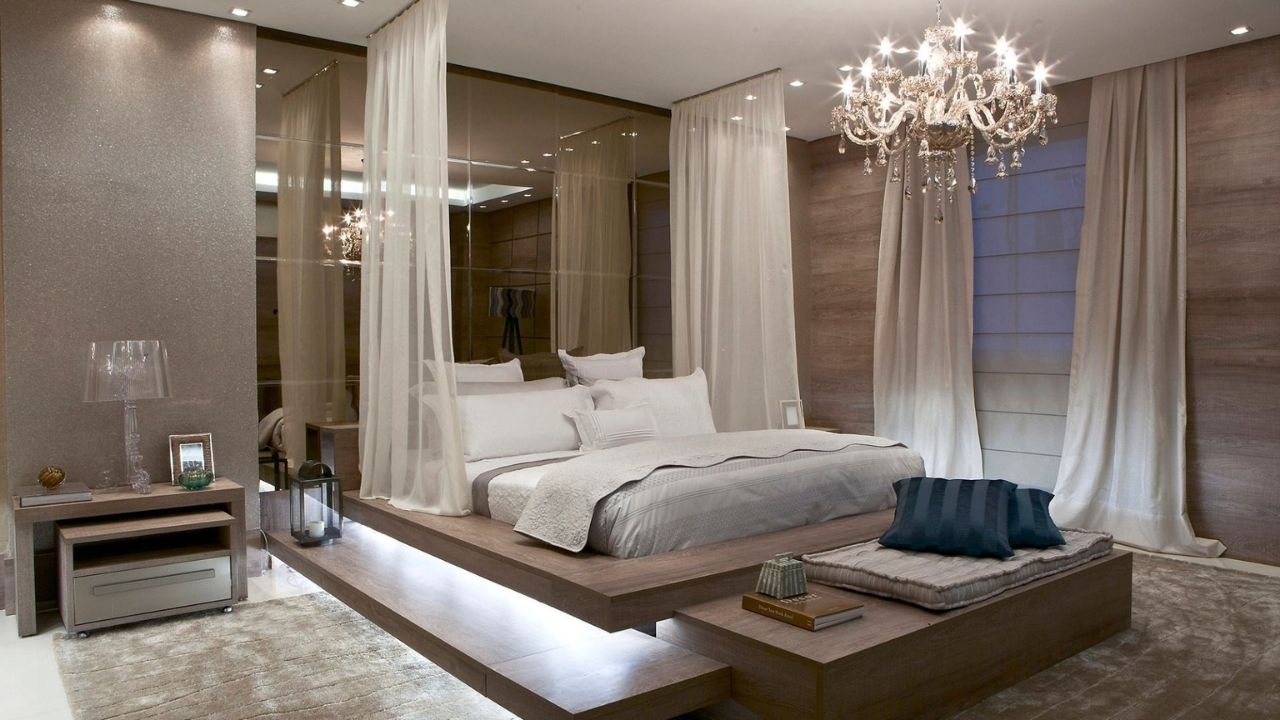 Design de quarto casal luxuoso