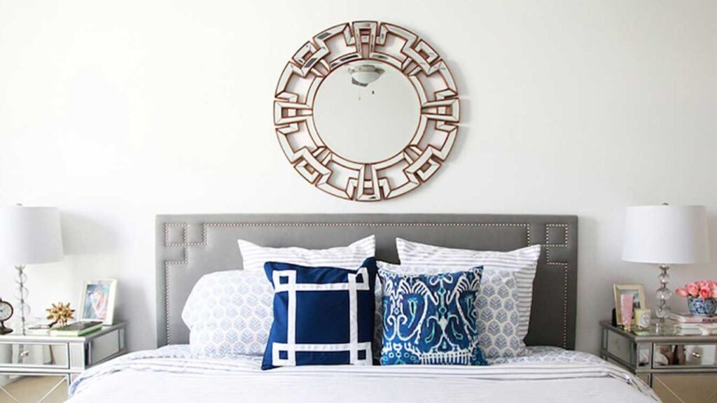 Espelho na decoração do quarto