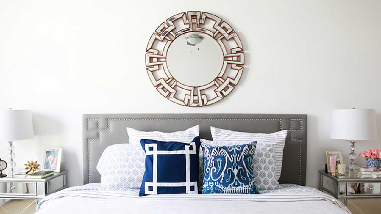 Espelho na decoração do quarto