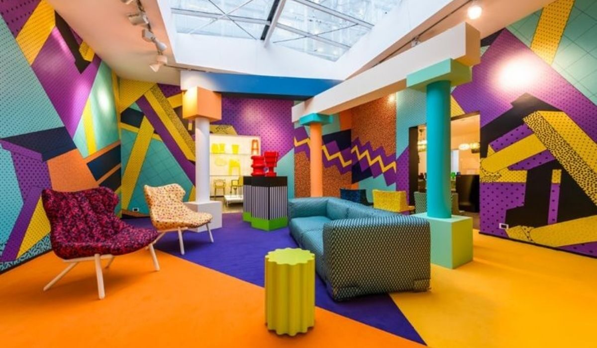 Estilo Memphis - Cores Fortes