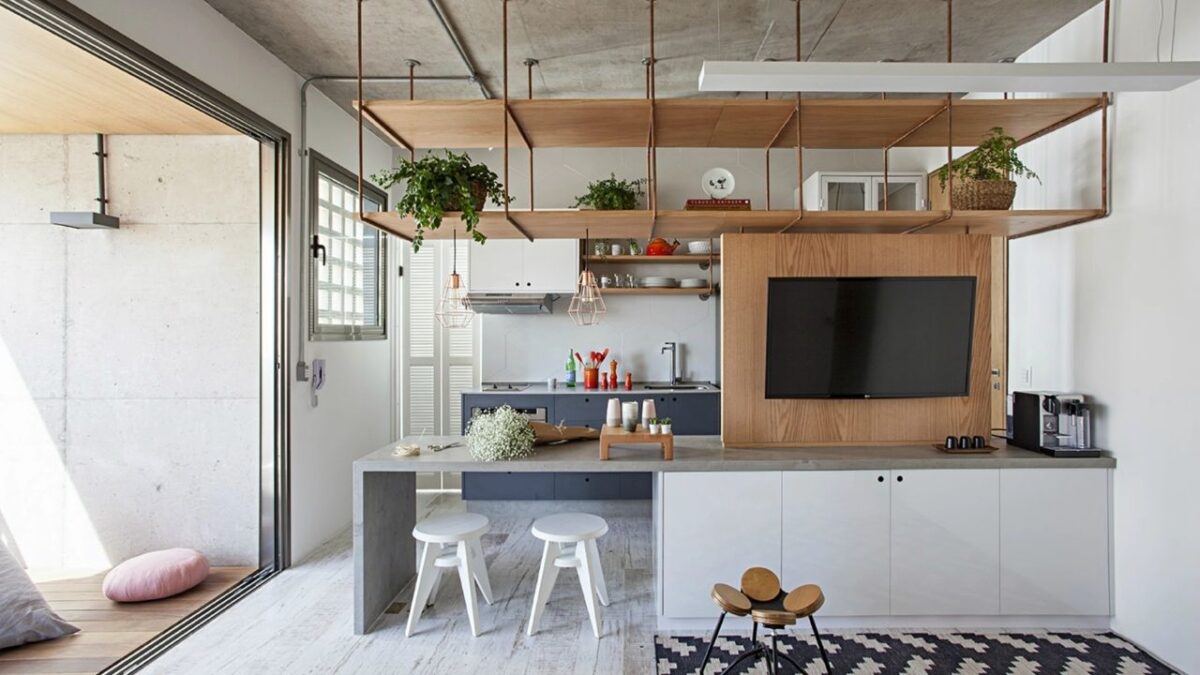 sala industrial rústica