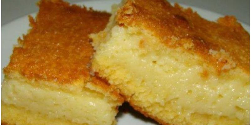 Bolo cremoso de Fubá