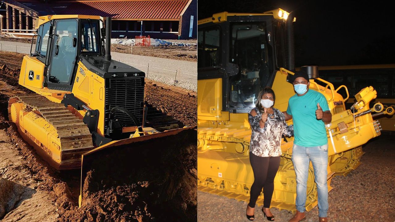 Como usar um trator de esteira