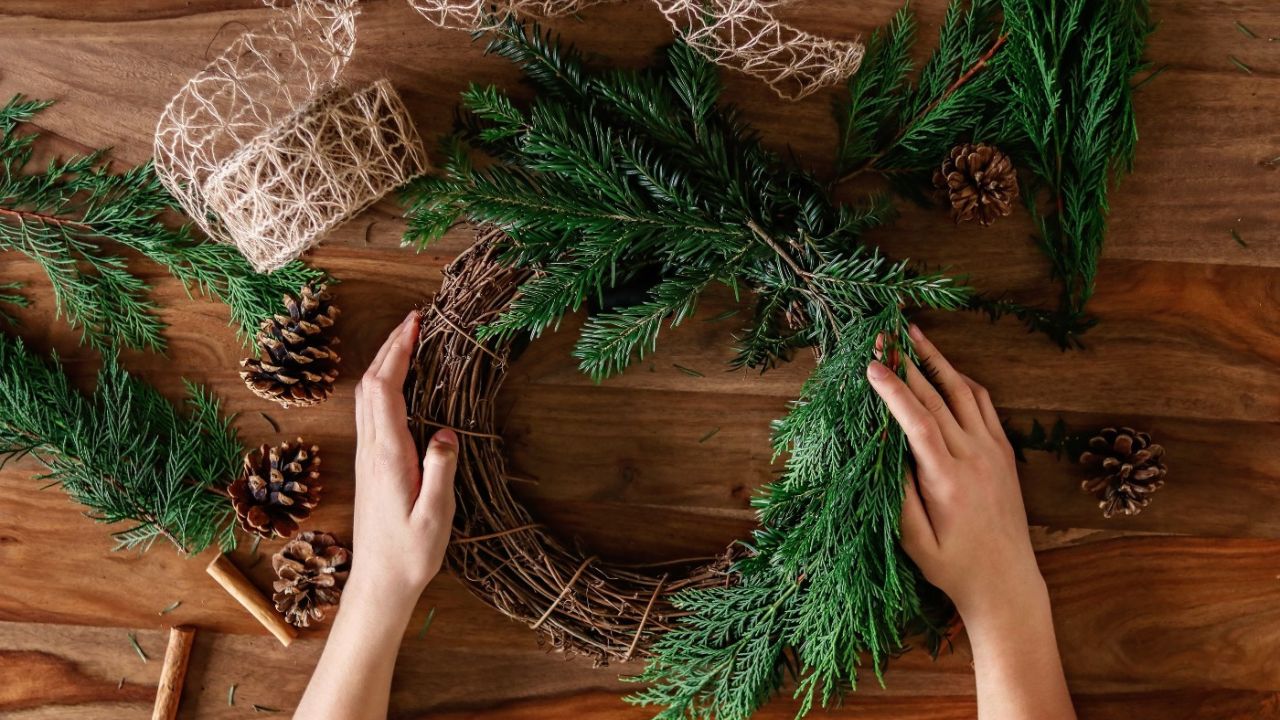 Decoração com Galhos Secos