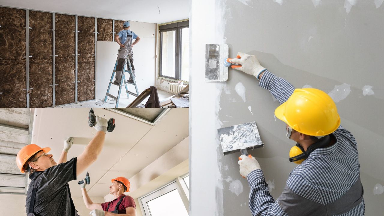 Instalação de drywall